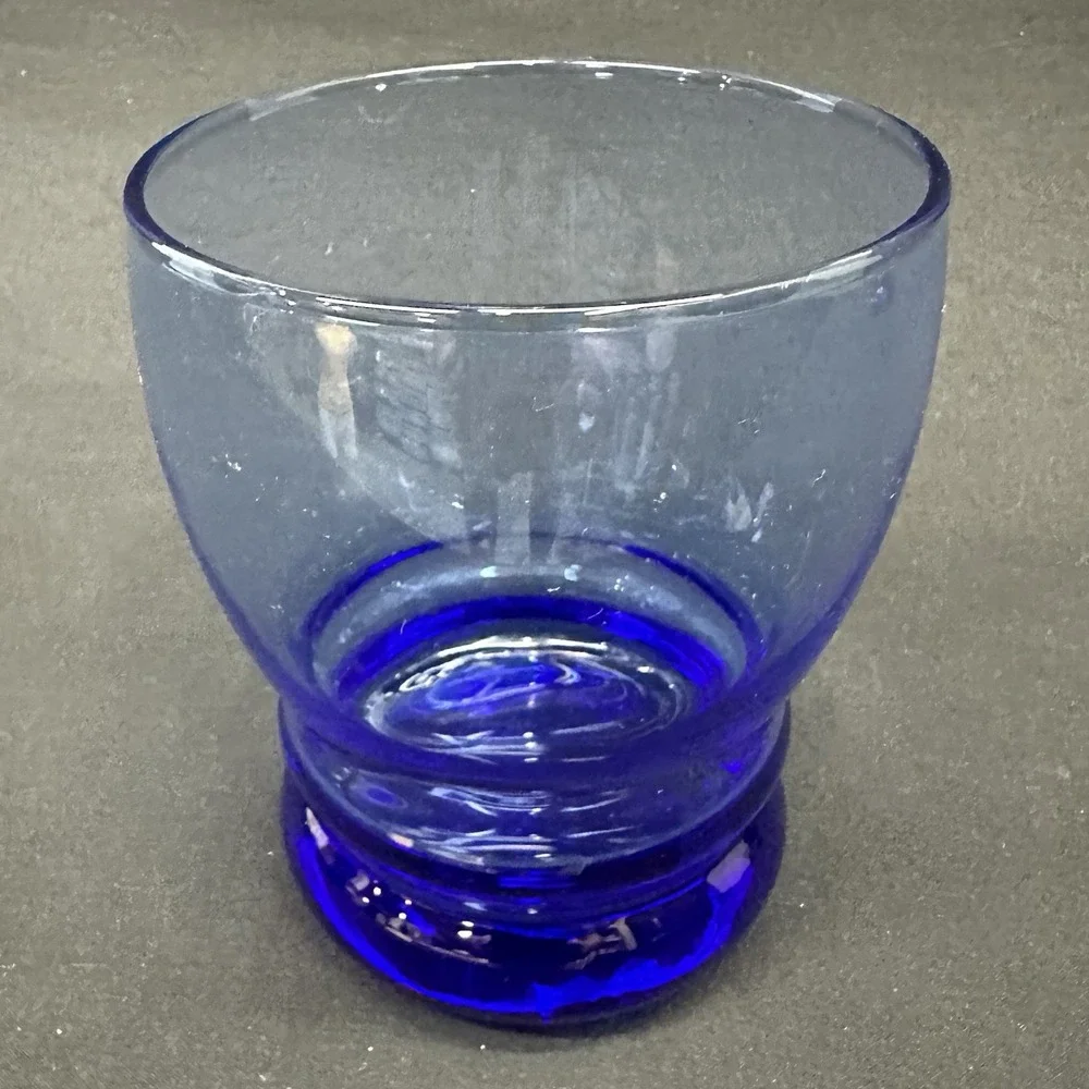 Libbey 'Bangles - Cobalt Blue' Double Old Fashioned, Discontinued, Set of 2